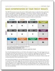 FIRO Business & FIRO-B Tests - Career Assessment Site
