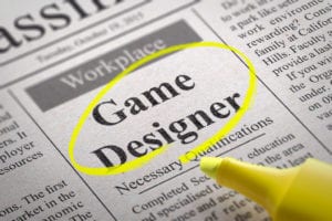 video game designer career description requirements